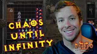 I Ran Chaos Sanctuary Until INFINITY in Diablo 2 Resurrected [upl. by Nitsuj]