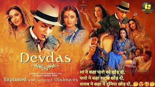 Devdas 2002 Movie Explained In Hindi  Devdas Full Movie Explained With Dialogue [upl. by Fancie]