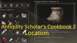 ELDEN RING dlc  Antiquity Scholars Cookbook 2 location [upl. by Eelloh47]