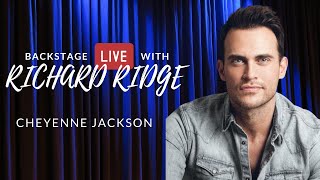 Cheyenne Jackson Talks Broadway Shutdown and More on Premiere of BACKSTAGE LIVE [upl. by Rehpitsirhc211]