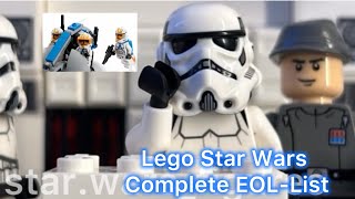 All EOLLego Star Wars Sets retiring 2024 [upl. by Mccullough]