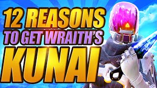 Wraiths Heirloom 12 Reasons To Unlock It In 1 Min  APEX LEGENDS Wraiths heirloom Kunai [upl. by Alanson610]