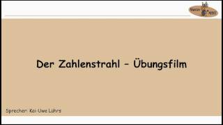 Der Zahlenstrahl  Übungsfilm [upl. by Eedak]