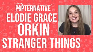 Elodie Grace Orkin talks about season 4 of Stranger Things on Netflix and much more [upl. by Hinkel]