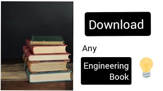 How to Download any engineering Book pdf  Download Books pdf  Best app for downloading books pdf [upl. by Anelehs]