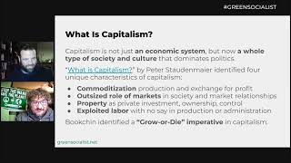 Ecosocialism 101 Session 4 What Is Capitalism [upl. by Gazo]