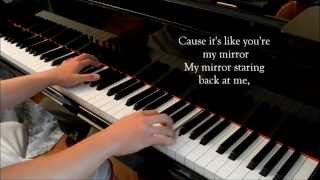 Mirrors Justin Timberlake  Piano Cover with lyrics [upl. by Auhsot]