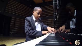 Piano prodigy Daniel Clarke Bouchard plays Debussy [upl. by Annaoi893]