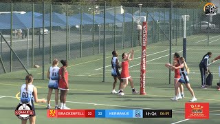 1st VII Netball Brackenfell vs Hermanus [upl. by Kwon]