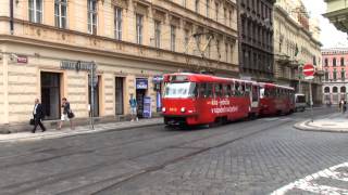 Straßenbahnimpressionen aus Prag  Mai 2012 Impressions of the tram from Prague Praha [upl. by Adnohsirk]