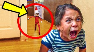 Elf On The Shelf Caught CHASING On Camera 😱 [upl. by Aicirtan]