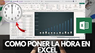 Como poner la hora en Excel  OFFICE 365  Excel principiantes  Curso online completo  Horarios [upl. by Ayotahc]