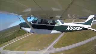 Flying Cessna 172RG [upl. by Anairad329]