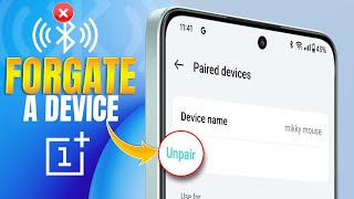 How To Unpair amp Forget a Bluetooth Device from an Android Device [upl. by Assirem874]