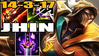 Wild Rift Jhin ADC Gameplay 14 3 17 Build amp Runes  Ranked [upl. by Ellehcram895]