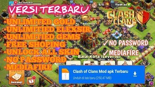 Download Clash of Clans Mod Apk Version 1651722 Terbaru [upl. by Eahsram]