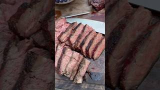 Bavette Steak Slicing [upl. by Aibat]