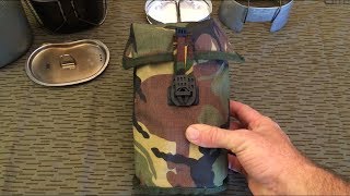 The Dutch Army Canteen Cup and Pouch Review and Demo [upl. by Lapotin]