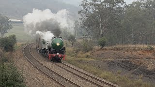 3801 returning to Thirlmere  January 2020 [upl. by Eycal]