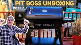 Pit Boss Pro Series 1150 Unboxing  Pit Boss 1150 Unboxing Assembly and First Look [upl. by Kain]