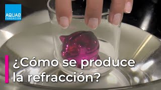 ¿Cómo se produce la REFRACCIÓN  Experimentos [upl. by Neau]