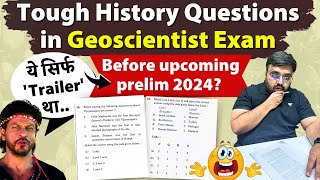 Will Prelims 2024 Be Tougher UPSC Geoscientist 2024 History Question Paper Analysis by Pratik Nayak [upl. by Einahpet]