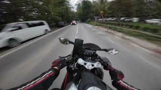 BAHÇEKÖY KEMERBURGAZ ORMAN YOLU  MOTOVLOG DJI OSMO ACTİON 4 [upl. by Oralle594]