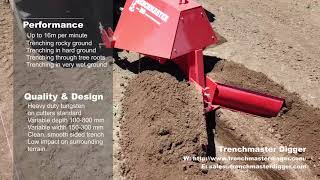 Trenchmaster PTO Trencher Introduction video [upl. by Jorge]