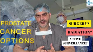 Prostate Cancer Treatment Options  active surveillance  Hormones  radiation  Robotic surgery [upl. by Randal]