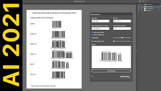 Creating EAN  ISBN  UPC barcodes in Adobe Illustrator 2021 [upl. by Rosamund]