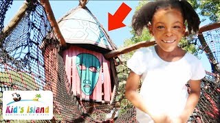 VLOG 100 FUN BOUEES TAMPONNEUSES et AIRE DE JEU à KIDS ISLAND  Magic river parc dattraction [upl. by Freiman]