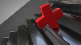 X Pentomino  Softbody Simulation ❤️ C4D4U [upl. by Klinges316]