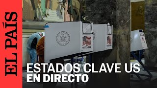 ELECCIONES ESTADOS UNIDOS Cobertura desde los swing states de las elecciones presidenciales [upl. by Nomar]