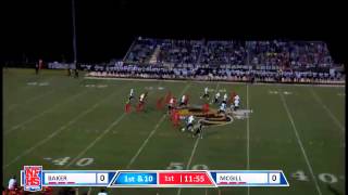 McGill 25 Trey Roberson 91 yard kick return TD [upl. by Aicnerolf]