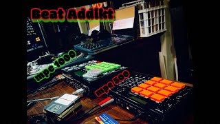 mpc 1000 amp mpc 500 live beatmaking session [upl. by Akeylah]