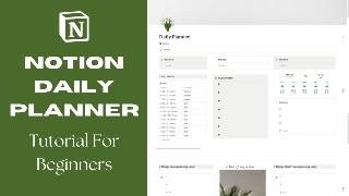 Notion Daily Planner Tutorial for Beginners 🤌🏽 [upl. by Ikkiv987]