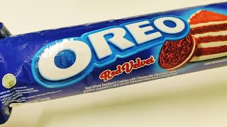 Oreo Red Velvet Cookies  ASMR Pack Opening amp Presentation [upl. by Enajaras]