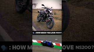 🥹🖤shorts trending viral bike ns200 love youtubeshorts [upl. by Nitsyrk]