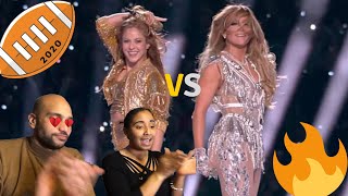 shakira and jlo super bowl 2020 reaction [upl. by Hsot]