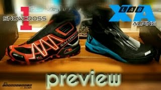 PREVIEW Salomon SLab XA Alpine y SnowCross 1 [upl. by Winnick]