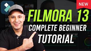 How to Use Filmora 13  Complete Video Editing Tutorial for Beginners [upl. by Aneetsirk]