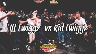 ILL Twiggz vs Kid Twiggz  KING OF BUCK 15 WEST QUALIFIER [upl. by Libna]