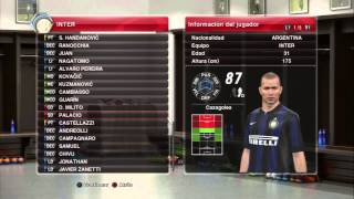 Inter Faces amp Stats  PES 2014 [upl. by Gefen]