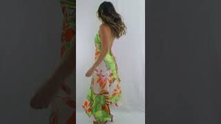 Vestido Midi Tropical En Seda [upl. by Daron793]