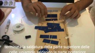 COME COSTRUIRE UN PANNELLO SOLARE FATTO IN CASA CARICATORE CELLULARE PORTATILE ECONOMICO PARTE 1 DIY [upl. by Inahs]