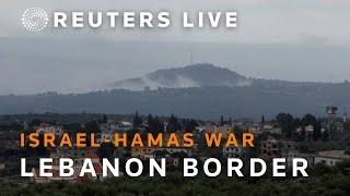 LIVE IsraelLebanon border [upl. by Recnal]