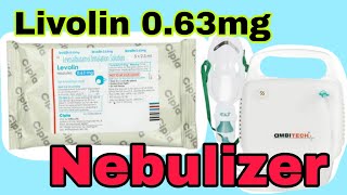 Levolin respules 063mg uses  levolin 063mg  Nebulizer  levolin inhalation solution [upl. by Pattani]