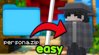 How To Import SkinPacks To Minecraft PE easy [upl. by Annaoj]