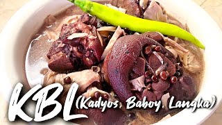 How to Cook KBL Kadyos Baboy at Langka  Ilonggo Recipe [upl. by Zeiger277]