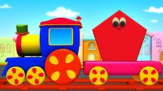 Shapes Train  Learning Videos For Children  Bob the Train Cartoons [upl. by Kone524]